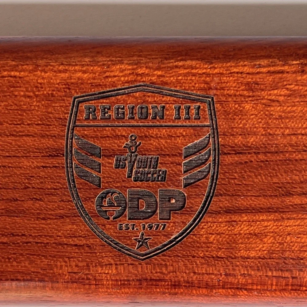 US Youth Soccer Region III ODP Wood Pen & Case Set Executive Desk Gift